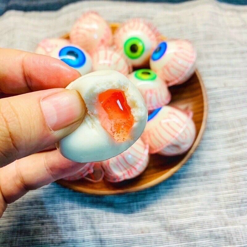 10 VIÊN DẺO HÌNH CON MẮT CÓ NHÂN EYEBOLL