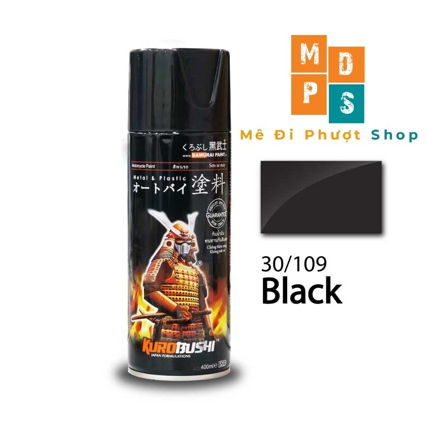 _ 109 _ chai sơn sịt màu đen bóng _ sơn sịt samurai chính hãng _ 30/109