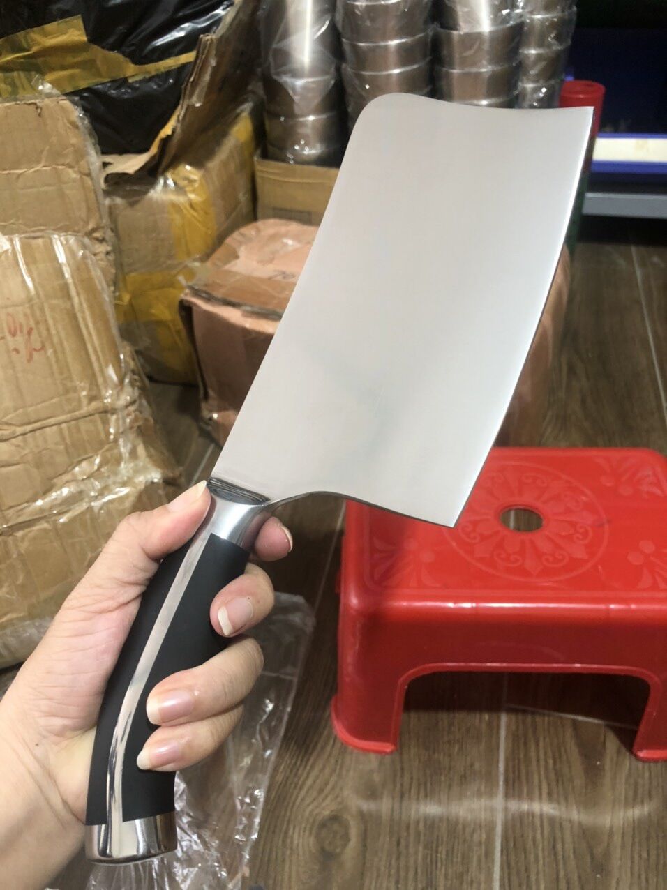 Kitchen Knife German Bone-Cutting Knife, 800Gr