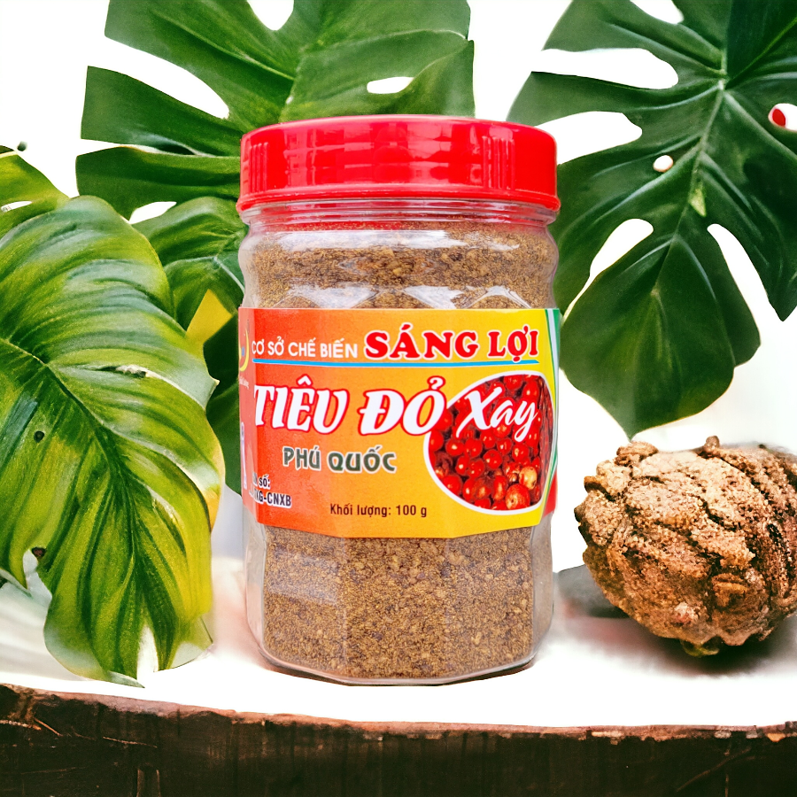 Tiêu Đỏ Xay Sẵn Phú Quốc (hủ 100g)