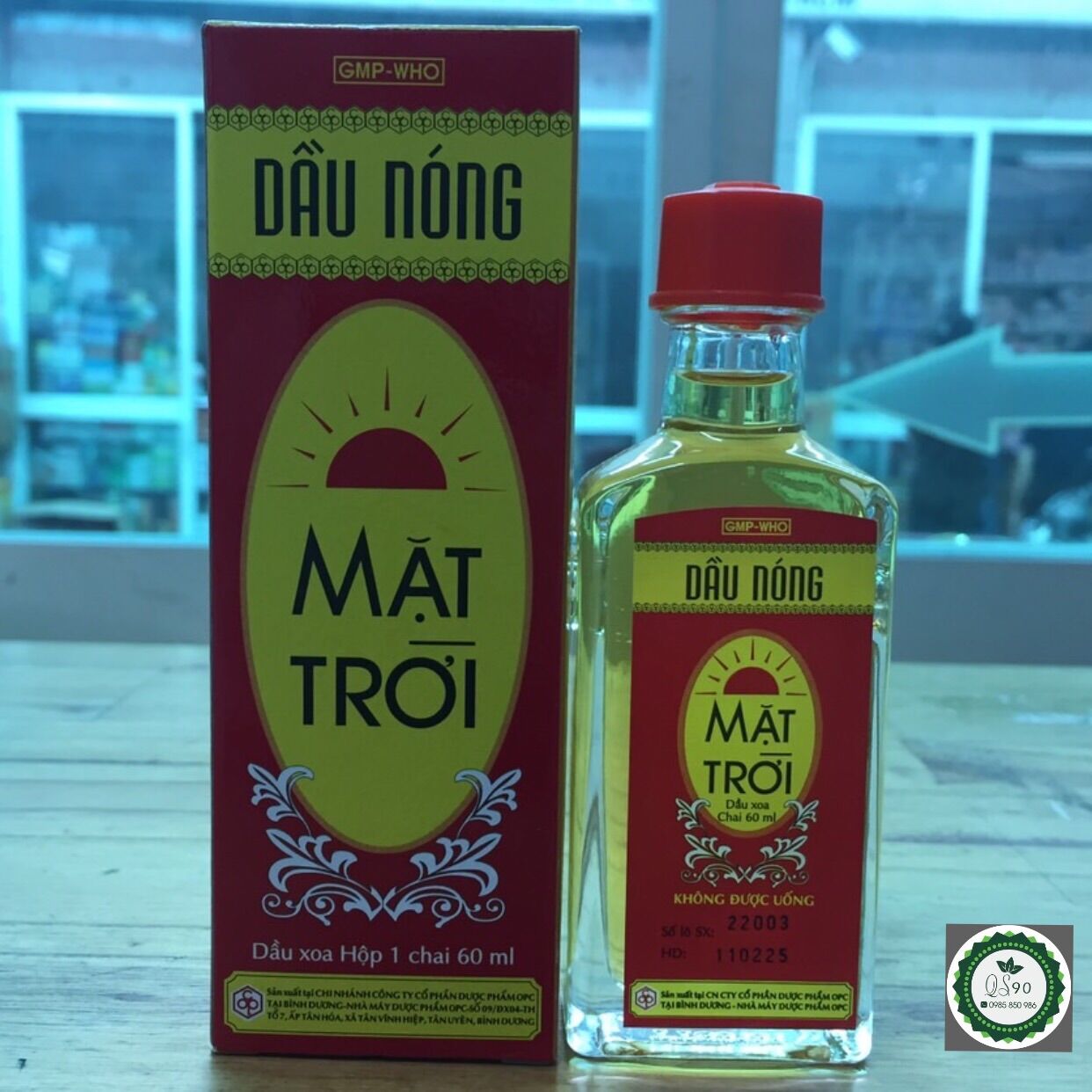 Dầu Nóng Mặt Trời OPC 1 chai 60ml