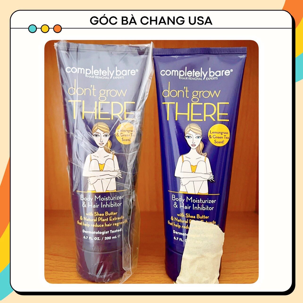 Kem Ức Chế Làm Chậm Quá Trình Mọc Lông COMPLETELY BARE tuýp 200ml