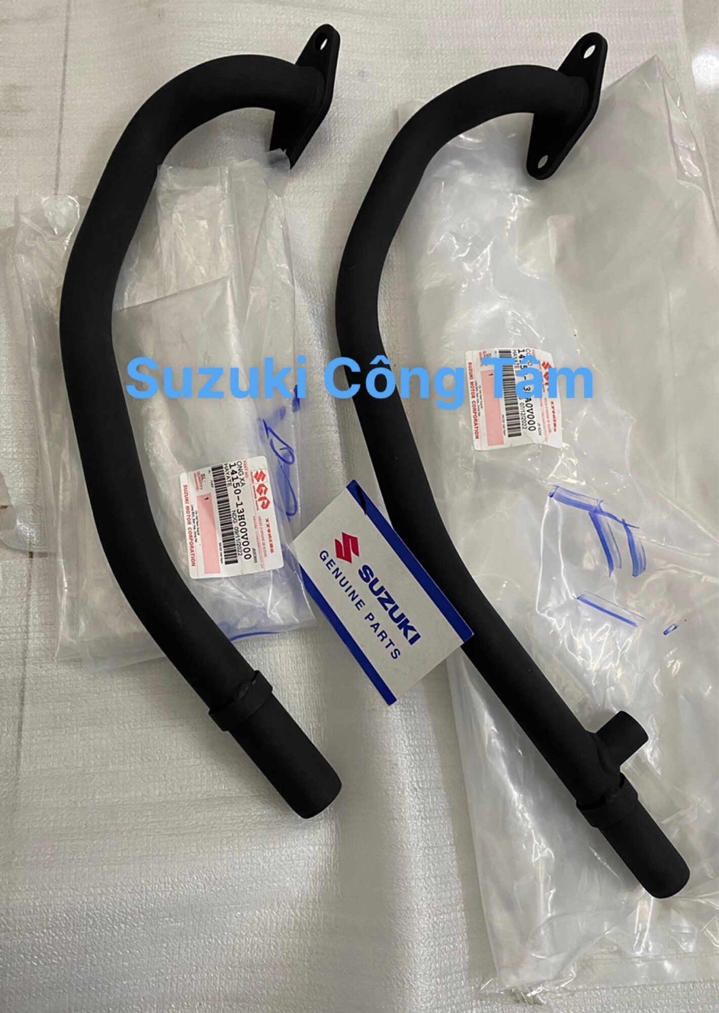 Cổ pô hayate- hayate fi - impunls-125 / chính hãng suzuki