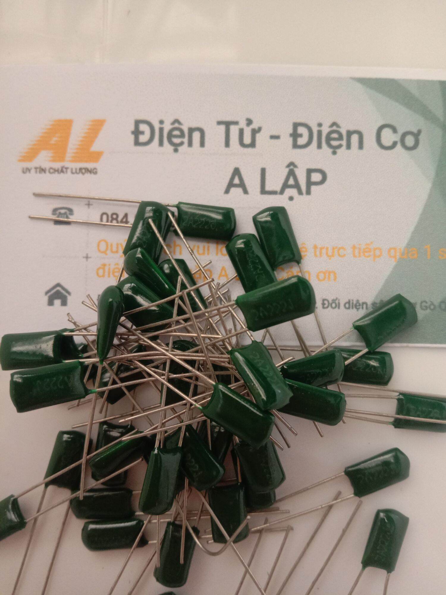 Combo 10 tụ Mica xanh 2A222
