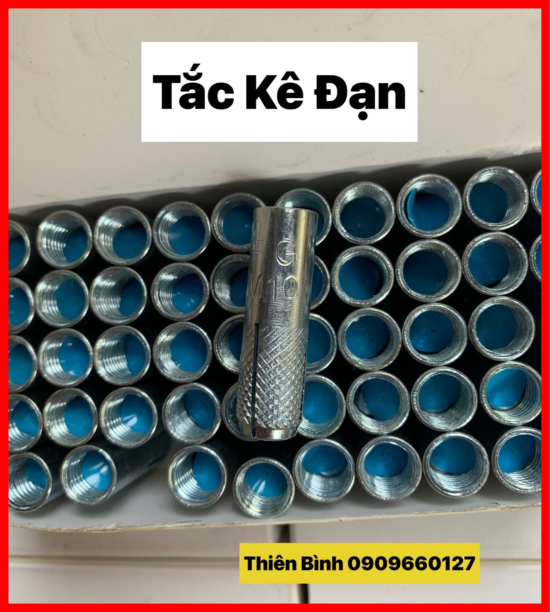 Tắc Kê Đạn - Tắc Kê Nở M10 ( Bịch 10 cái )