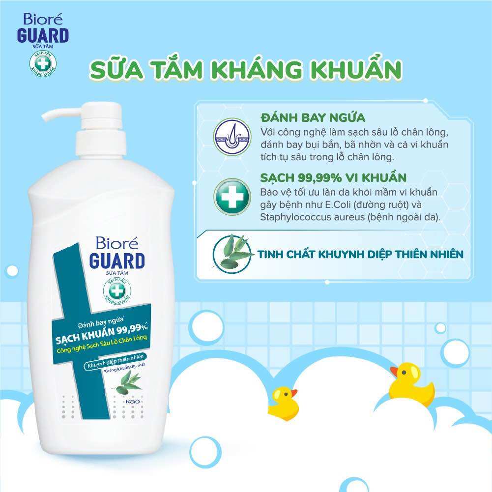 [Chọn Hương] Sữa Tắm Guard Kháng Khuẩn Biore 800g