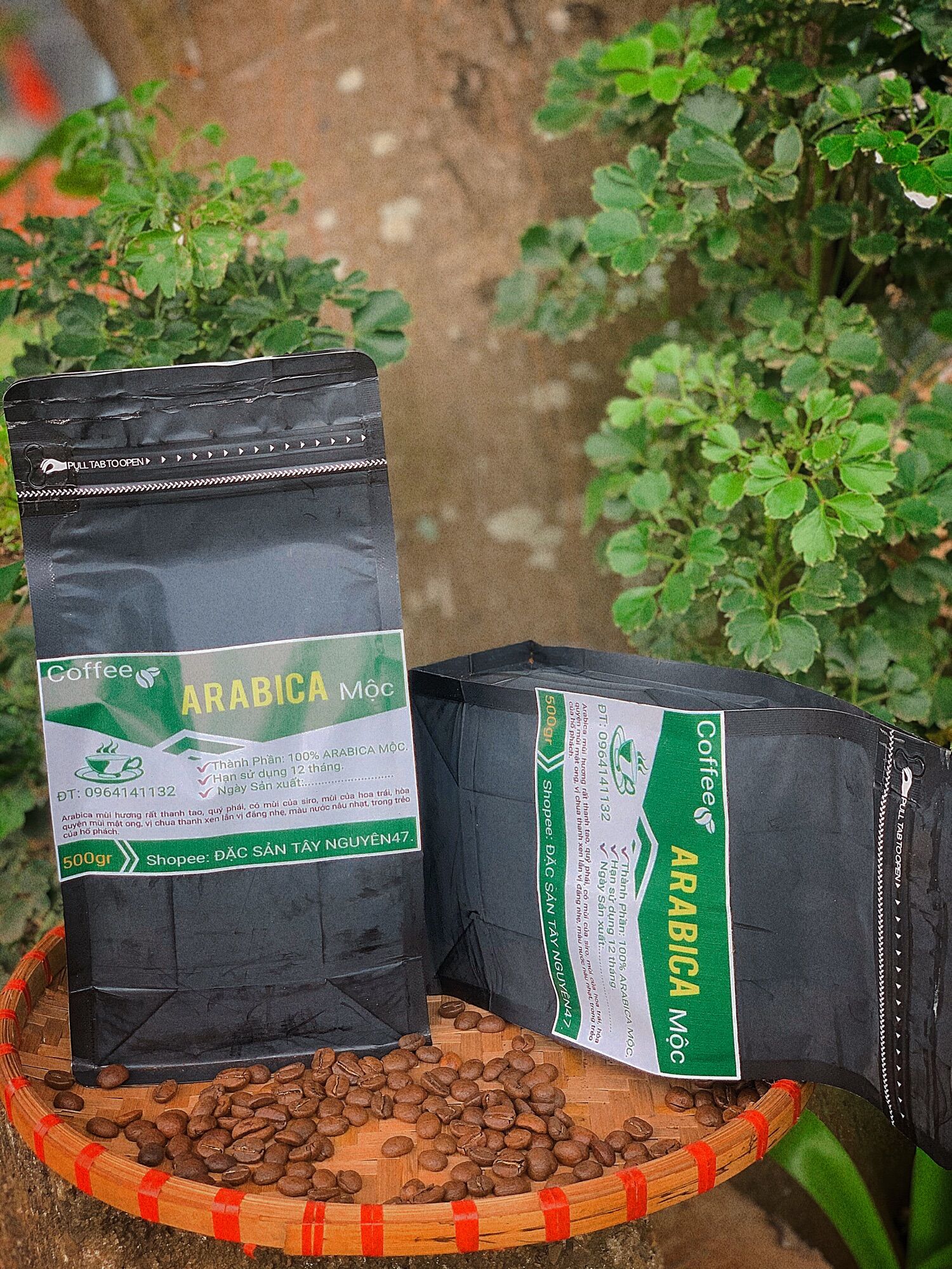 500g_Cafe Arabica Chế Biến Ướt