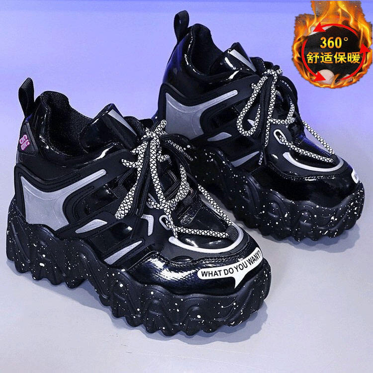 Giày Chunky Sneaker Giày Nữ Độn Chiều Cao Thường Ngày Thể Thao Siêu Hot Nổi Tiếng Trên Mạng Dễ Phối Mẫu Mới Mùa Xuân 2023 Đế Dày Sành Điệu Instagram Cho Nữ