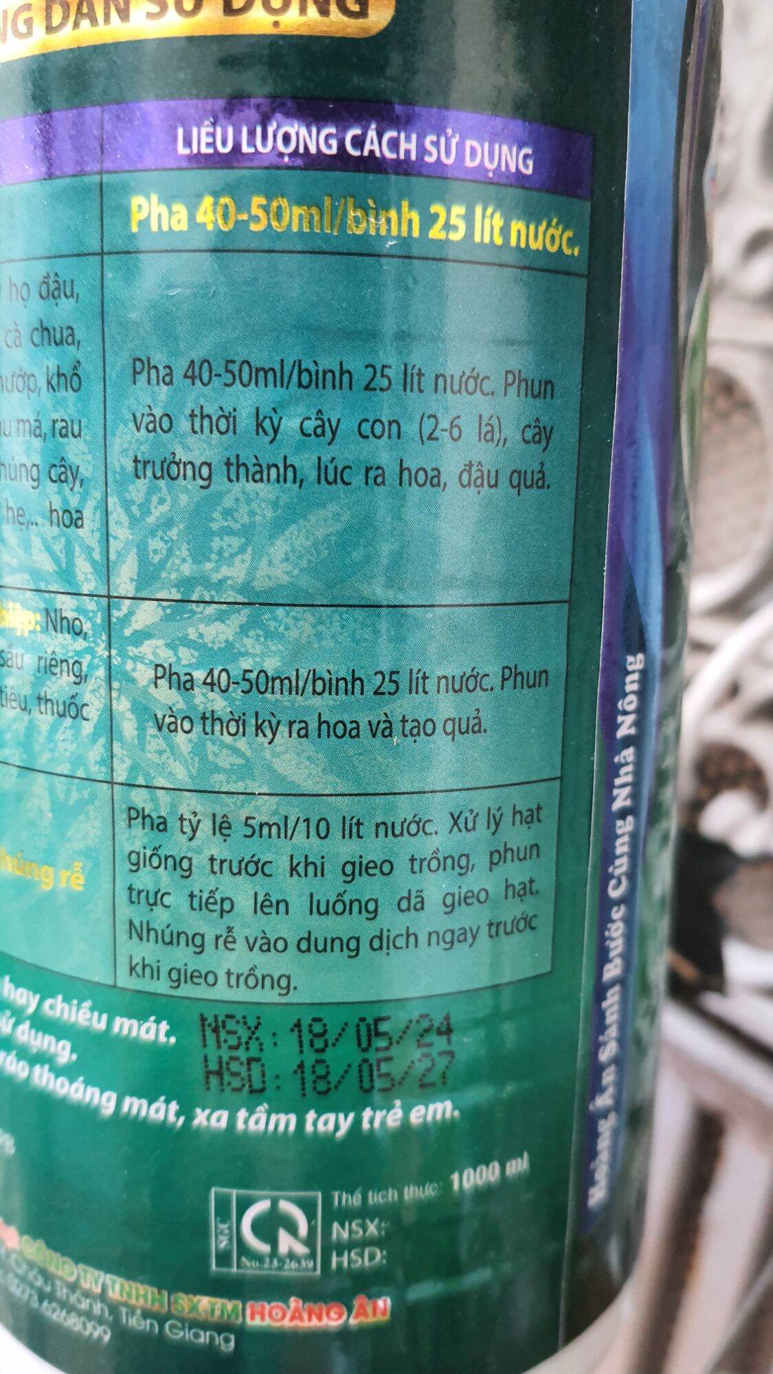 phân bón rong biển thái lan - 1 lít
