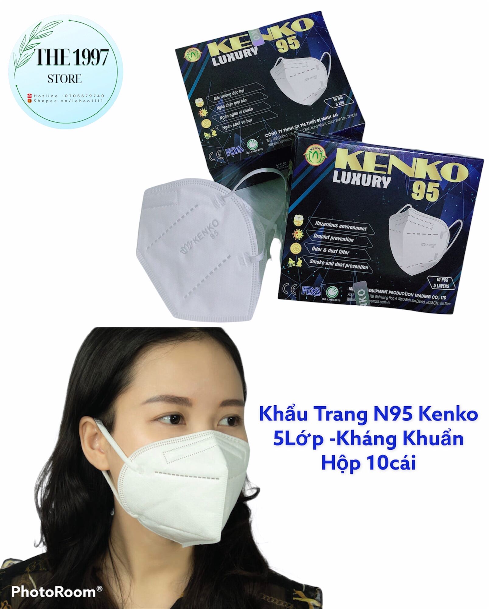 Khẩu Trang Kháng Khuẩn N95 Kenko (Hàng Công Ty) | Thiết bị chăm sóc sức  khỏe khác | HoiThuoc.Com