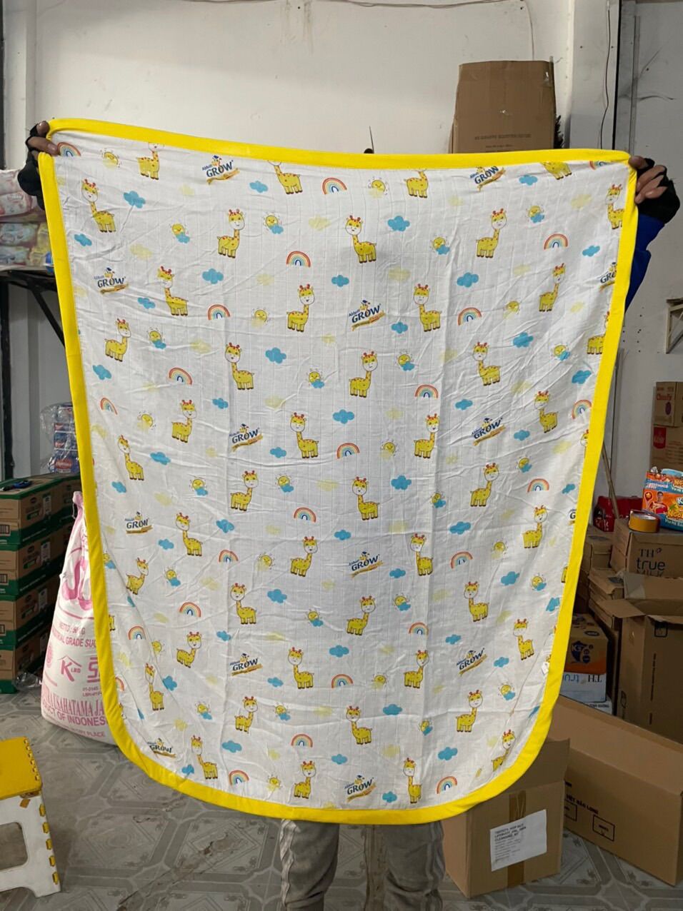 ———Mền sợi tre cho bé-hkm Grow Abbott