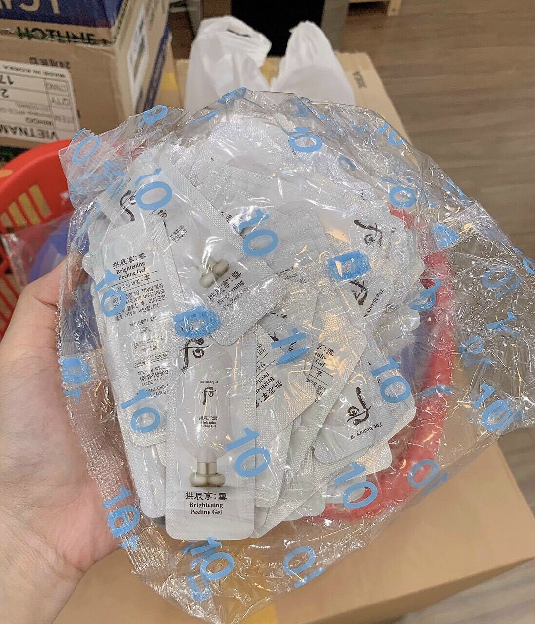 Set 30 gói kì da chết whoo trắng da sạch bụi bẩn