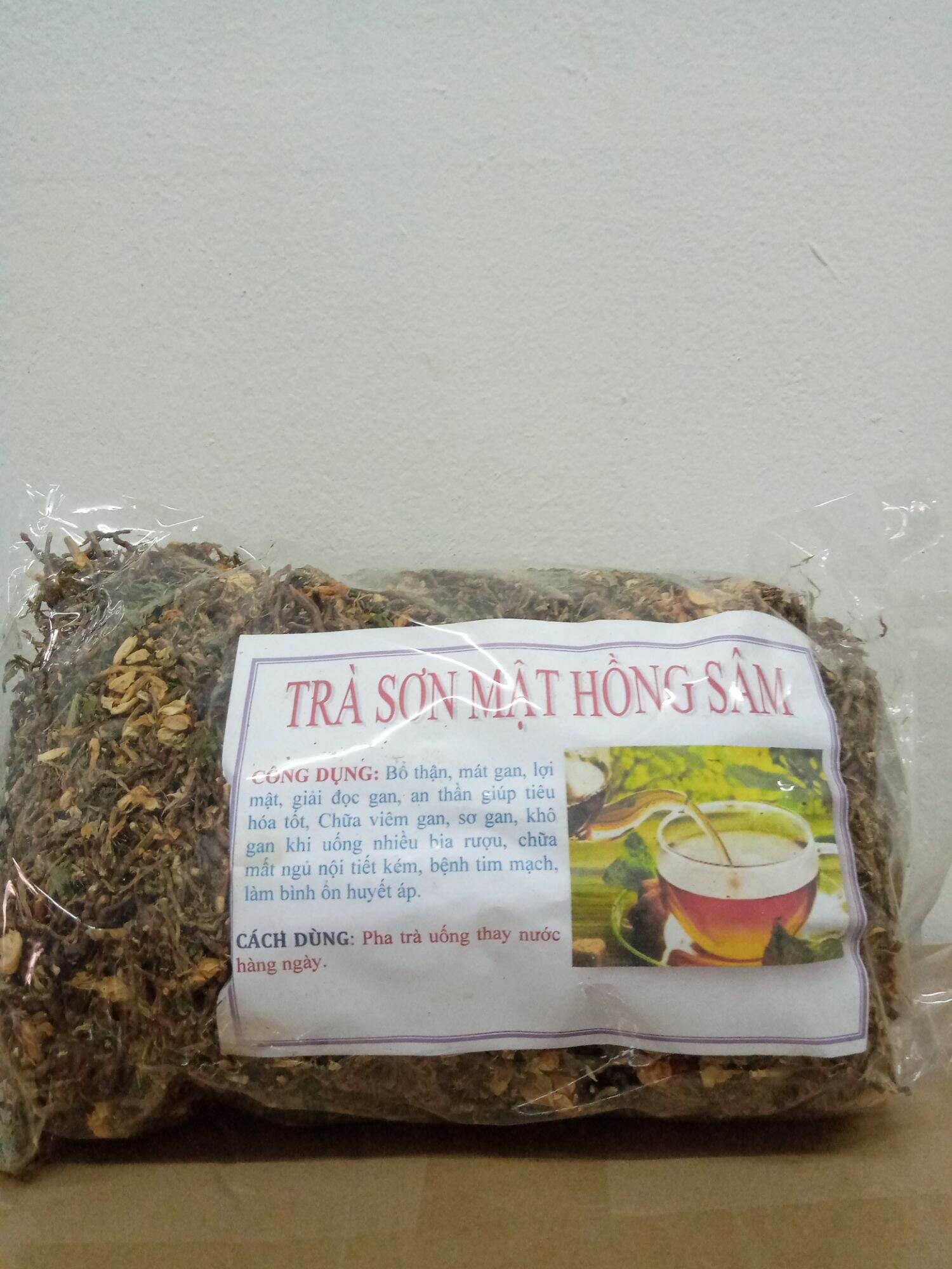 Trà Sơn mật hồng sâm 500g