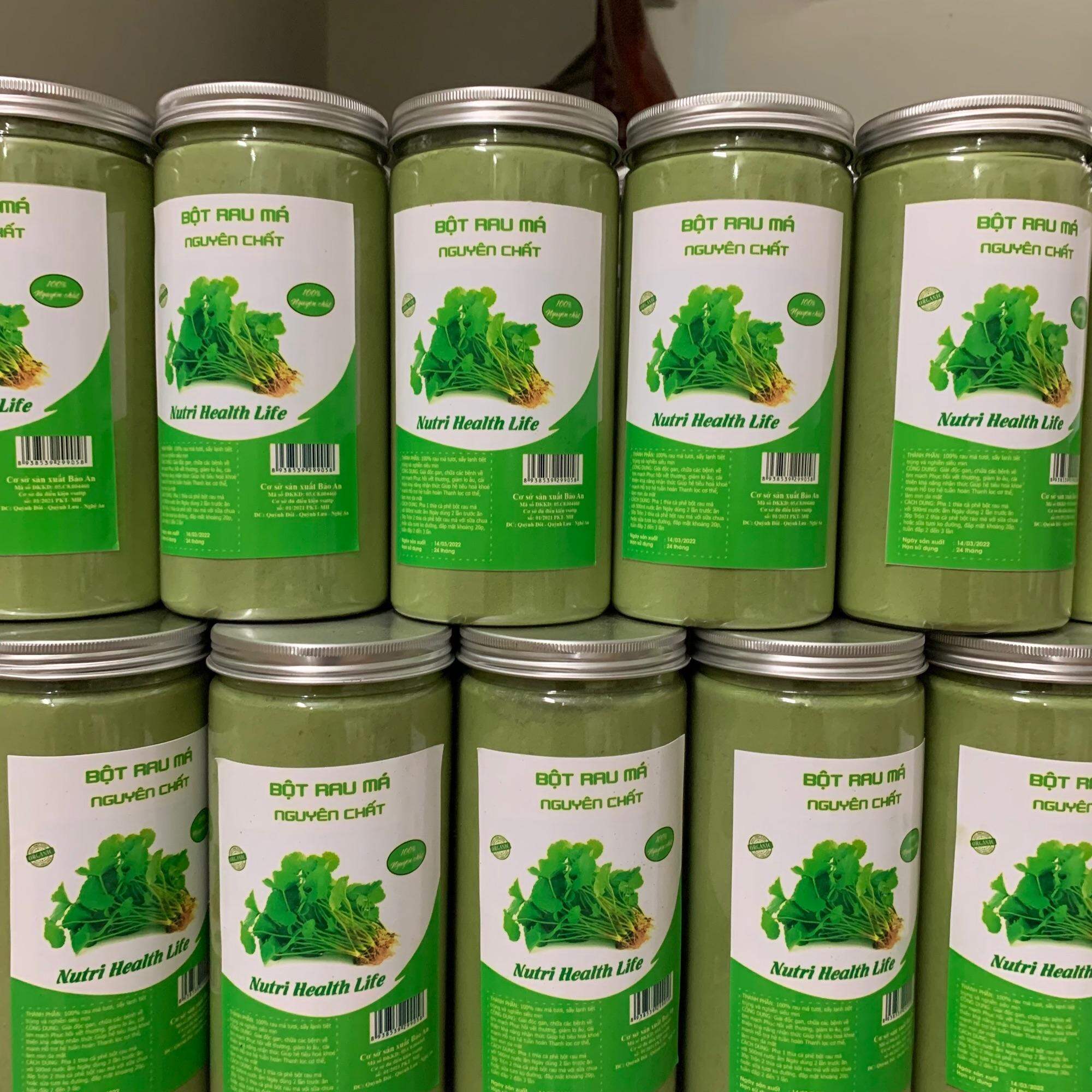 Bột rau má sấy lạnh organic hộp 500g