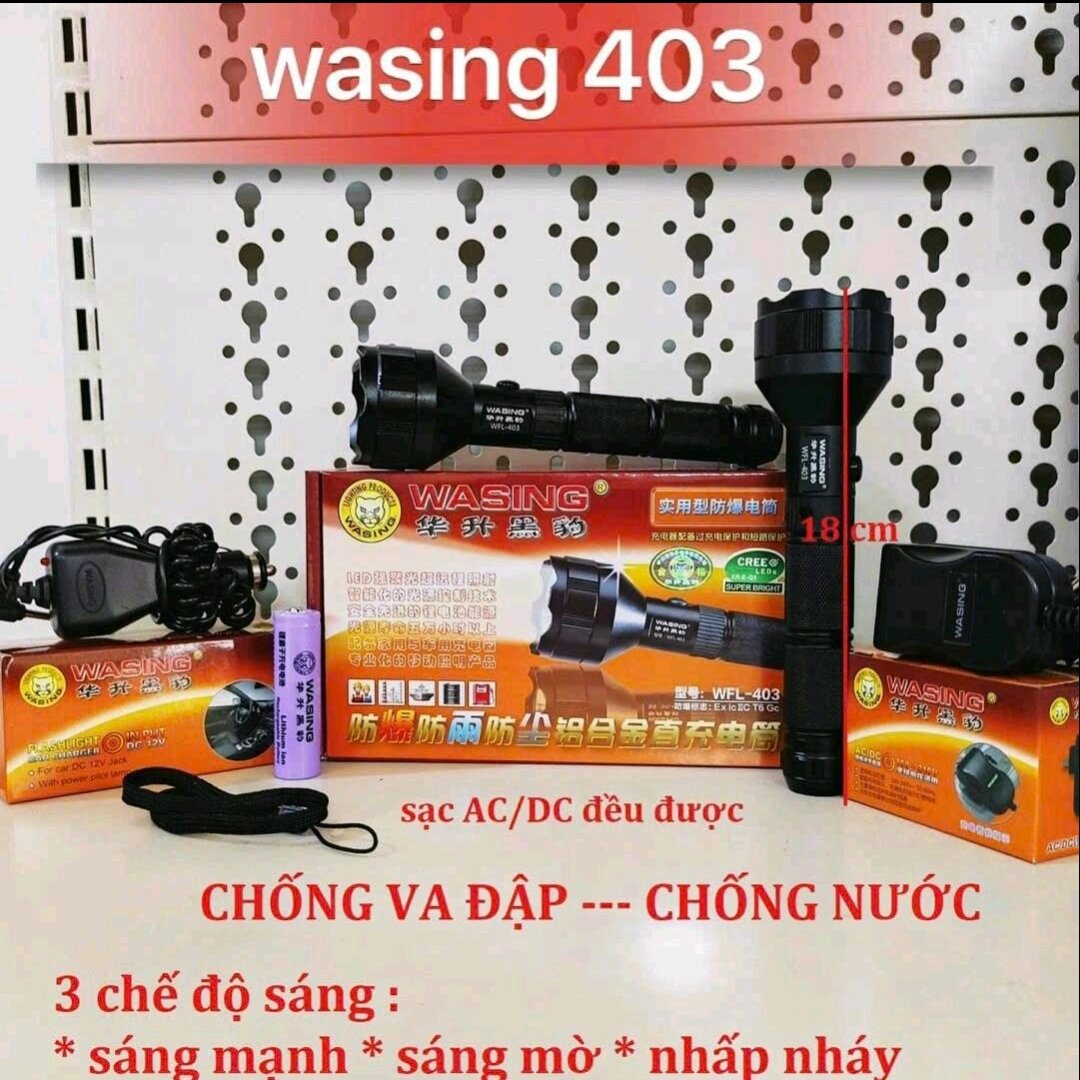 Đèn pin siêu sáng wasing wfl-403