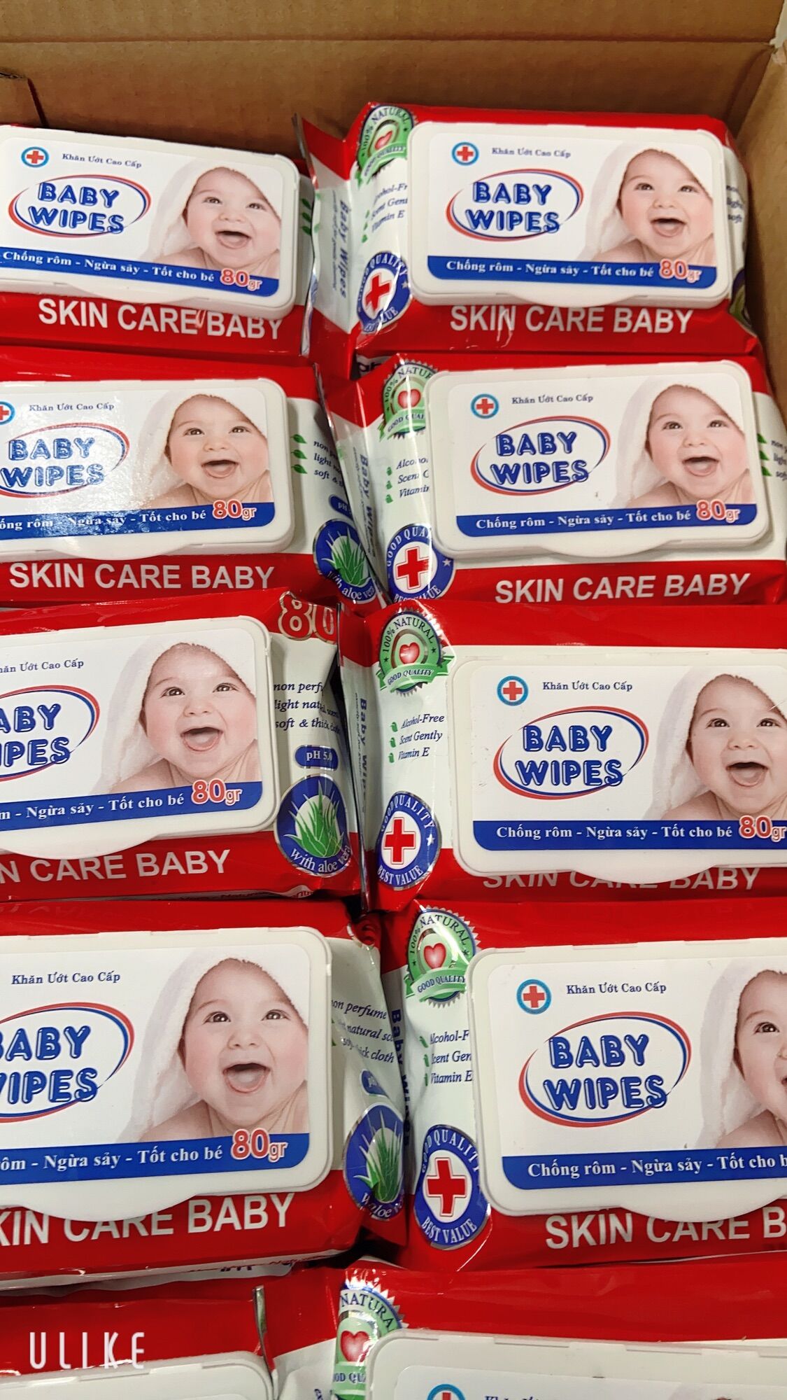 Khăn ướt Baby Wipes gói 80 tờ