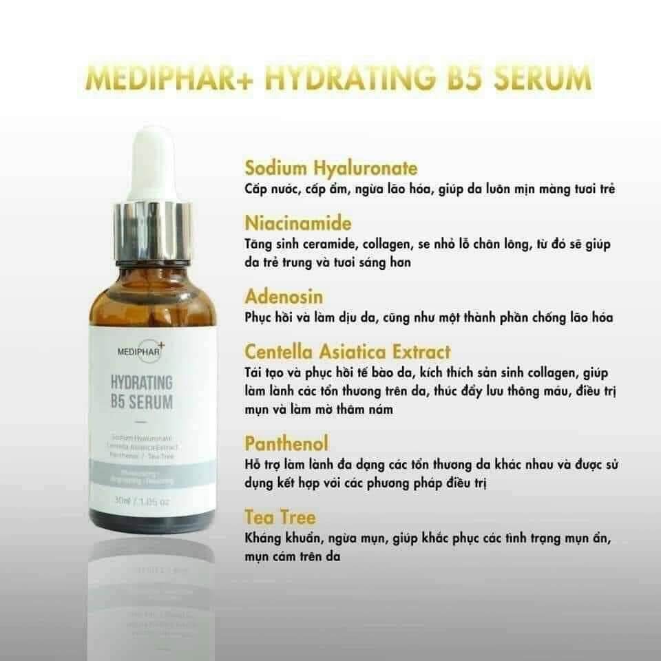 Serum Cấp ẩm phục hồi cho da B5 Mediphar Hydrating