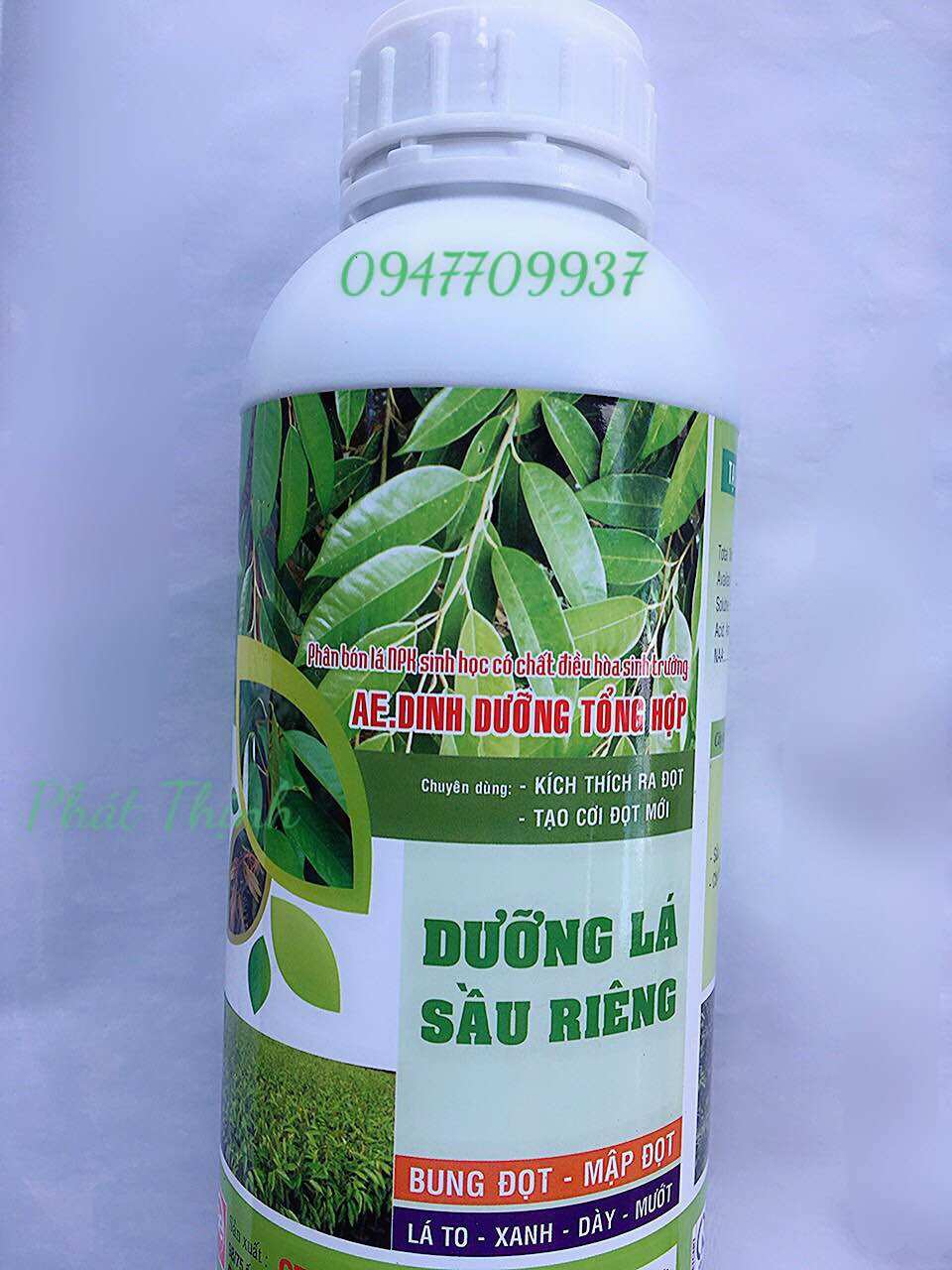 Phân Bón Lá Chuyên Dùng Dưỡng Cơi Lá Cây Sầu Riêng Bung Đọt, Mập Đọt, Lá To, Xanh, Dày, Mướt Đẹp Lá
