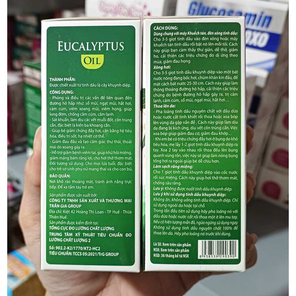 TINH DẦU KHUYNH DIỆP - CHAI 50ML