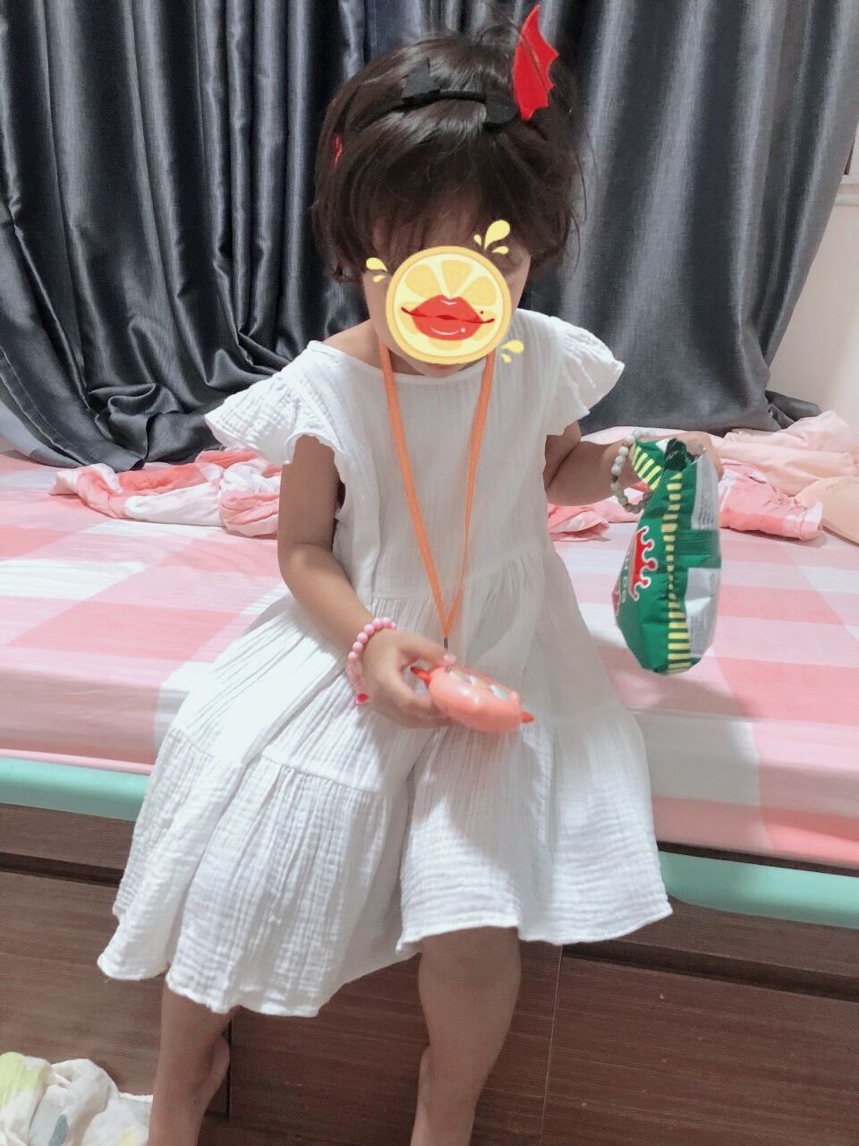 Váy trắng cánh tiên Zara bé gái