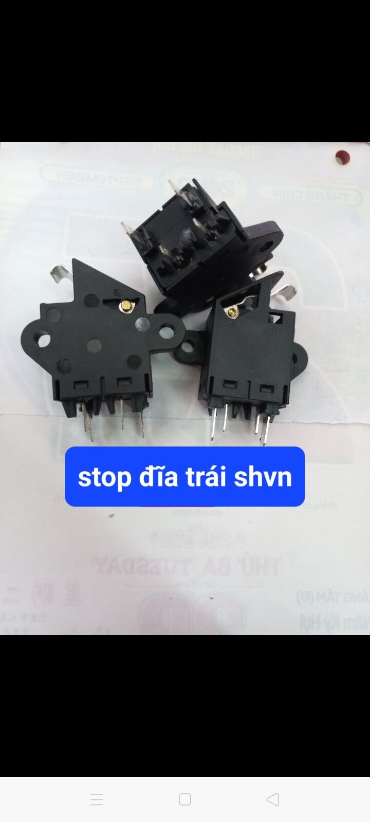 Stop khởi động bên tay trái sh150 ý 2010 /sh125 2010-2011-2013
