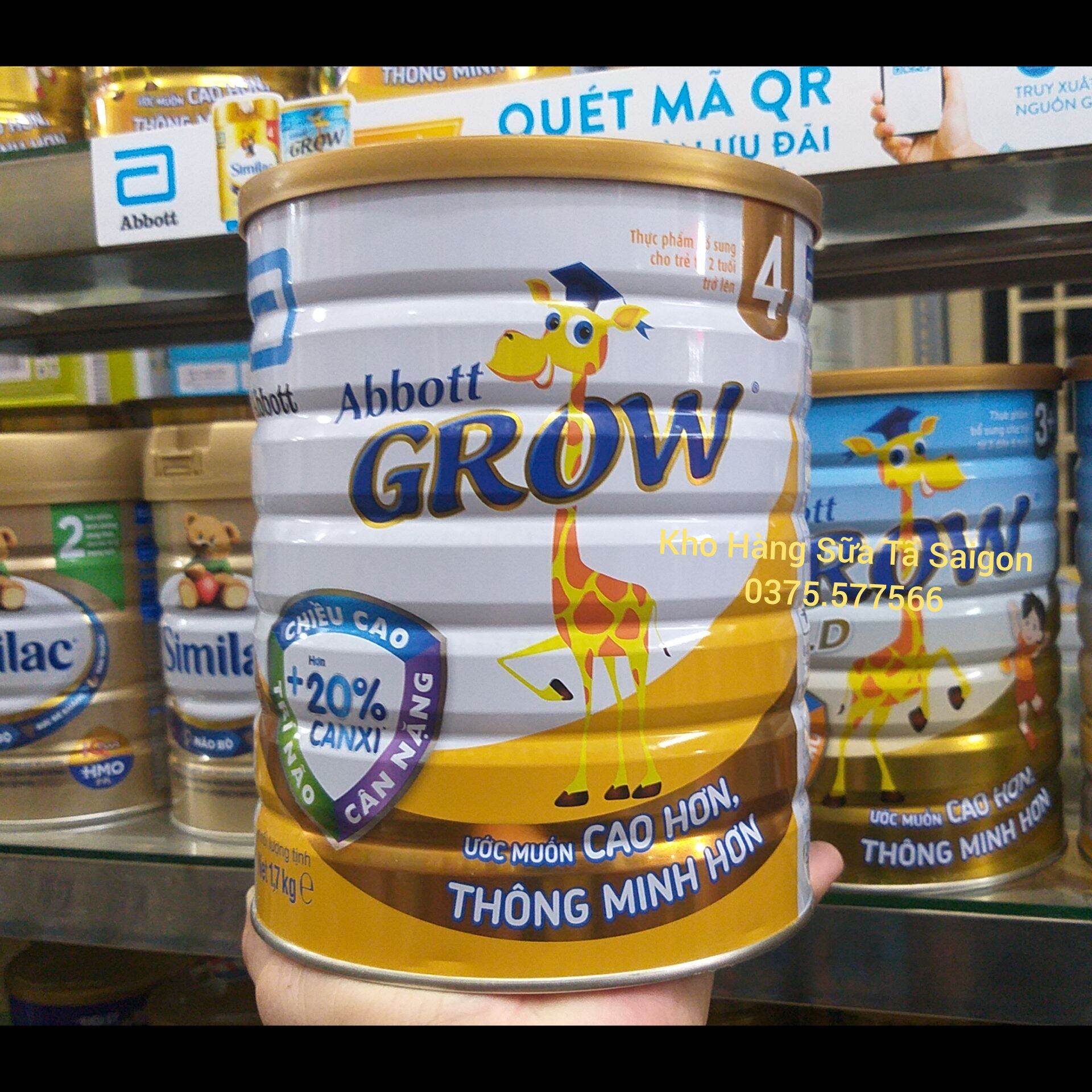 Sữa abbott grow số 4 , lon 1.7kg