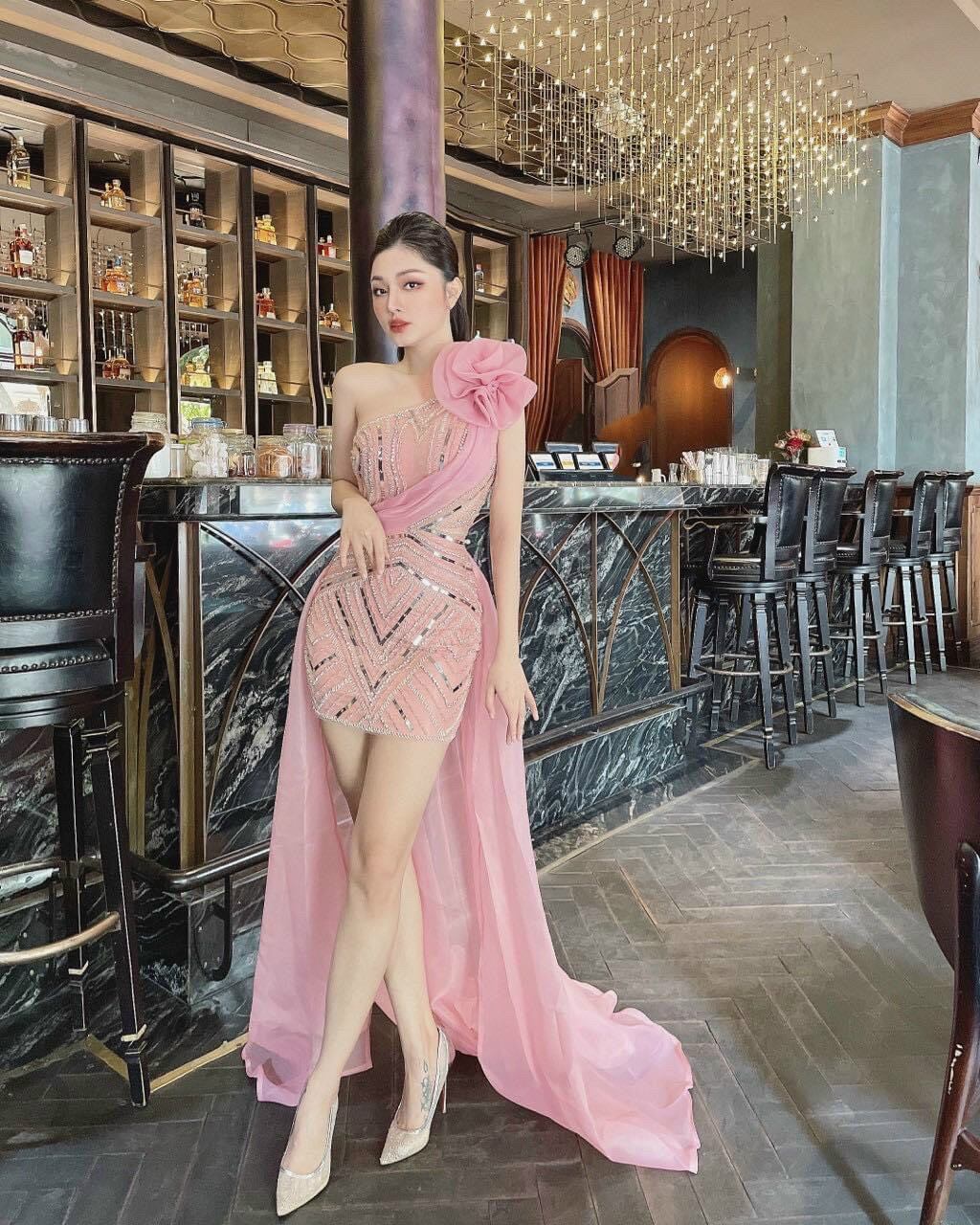 ĐẦM MAXI NƠ VAI TÙNG TÔM