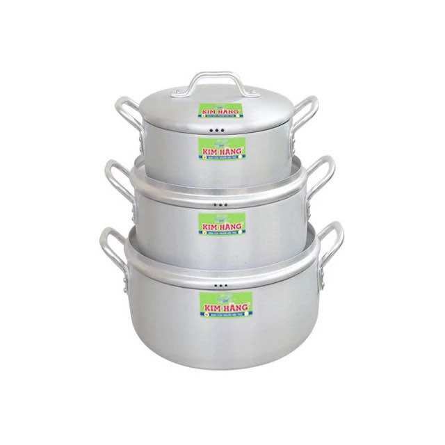 [HCM]Nồi nhôm kiểu nhật KIM HẰNG nhiều size( KHÔNG PHẢI BỘ 3 CÁI)
