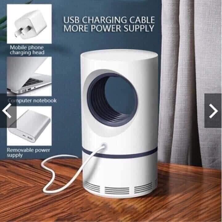 Đèn bắt muỗi hình trụ cao cấp cắm usb mẫu mới