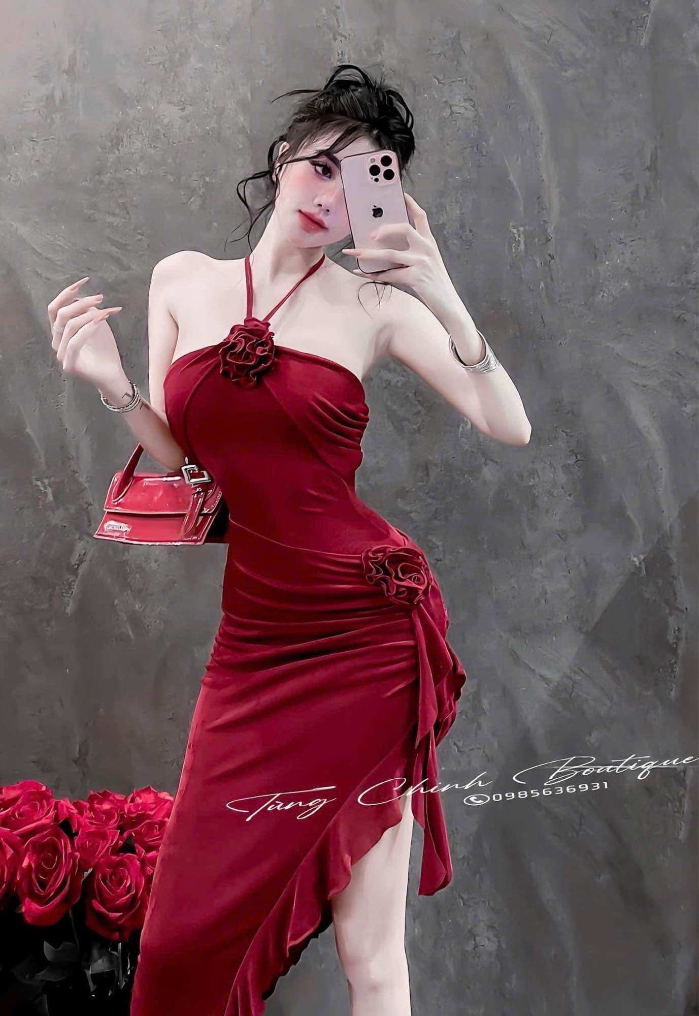 váy dây body, váy đuôi tôm