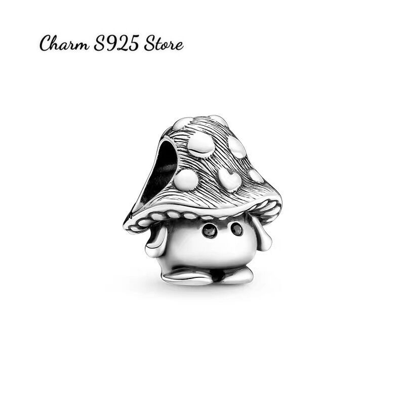HẠT CHARM PAN ALE CÂY NẤM BẠC S925