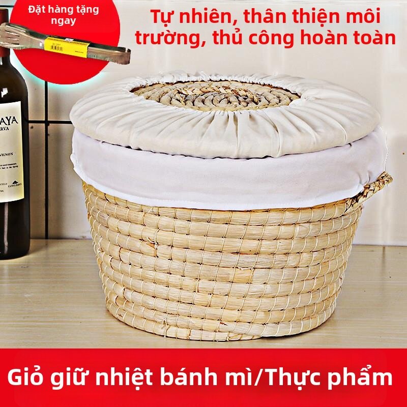 Handcrafted Wicker Basket Picnic Basket Lace Fabric Storage Basket Bamboo Woven Storage Basket Vine Weave Storage Basket Giá 1,030,000 Đồng*Miễn phí vận chuyển