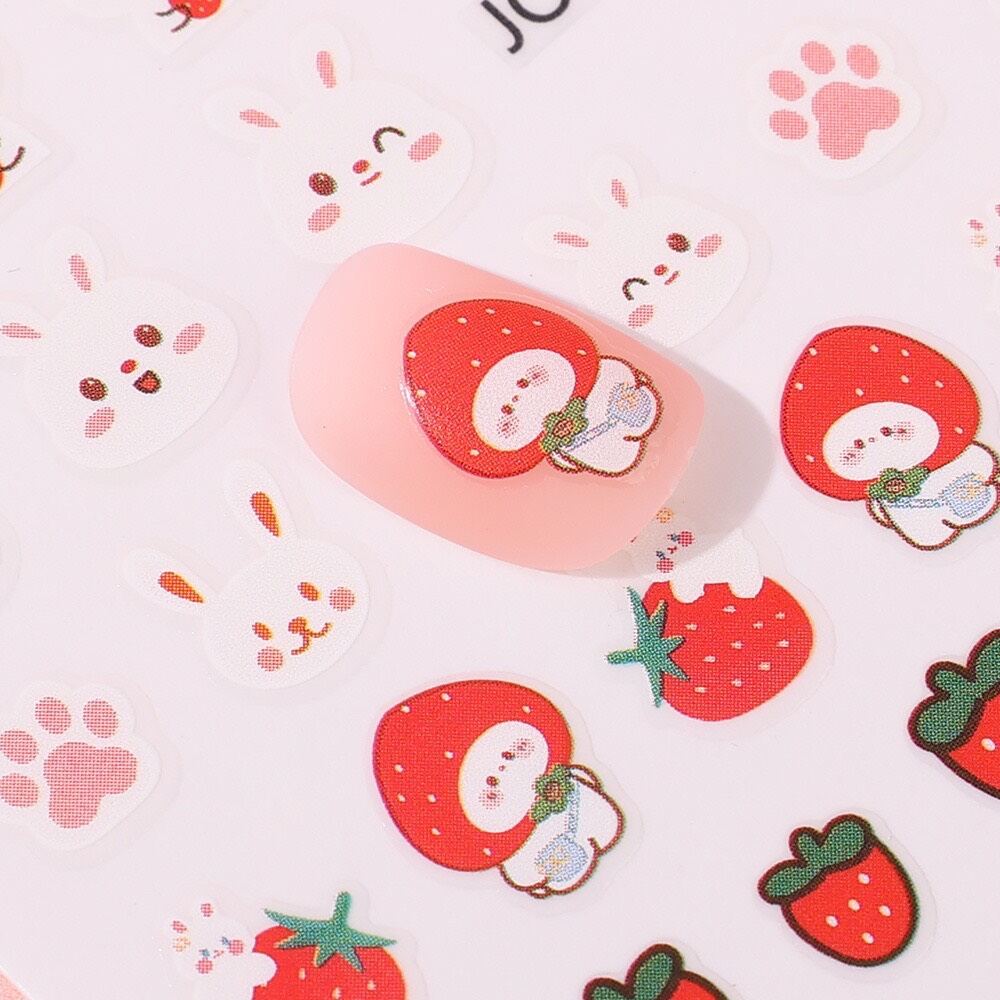 Sticker dán móng tay nail hình thỏ dễ thương