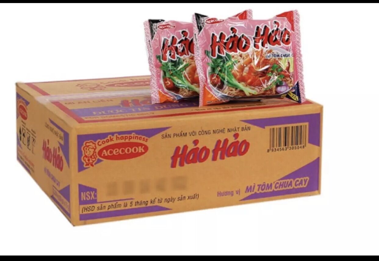 Mì Hảo Tôm Chua Cay Thùng 30 gói