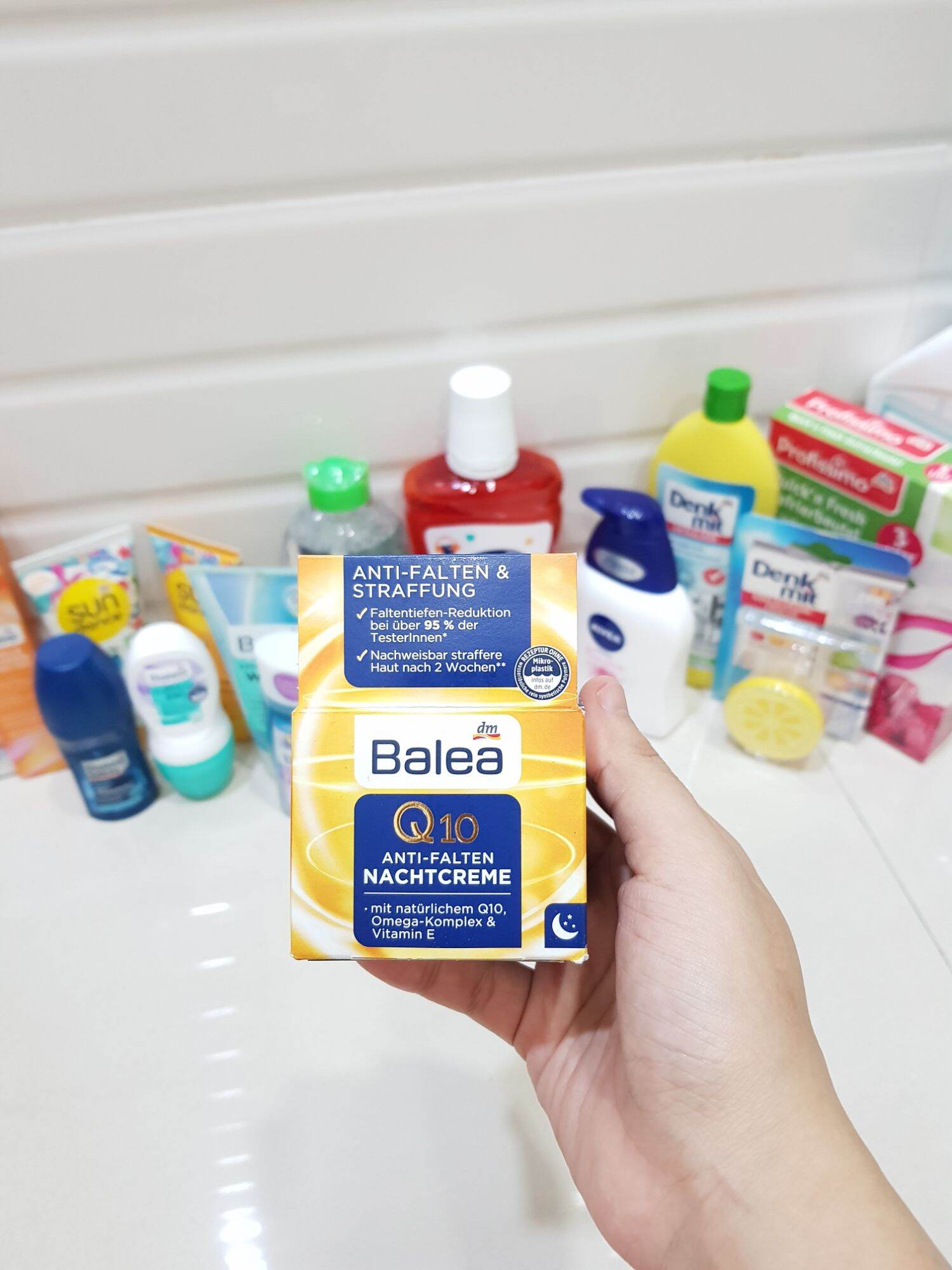 Kem dưỡng da Balea Q10 Anti Falten Nachtcreme chống lão hóa, 50ml