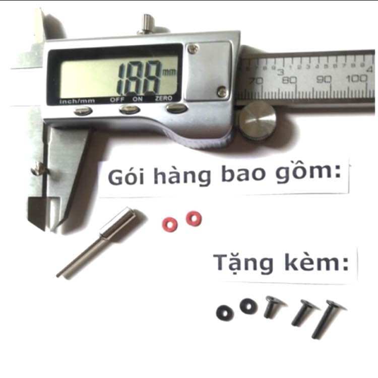 Trục kẹp đĩa lỗ vít 2mm cán 2.35mm đa năng