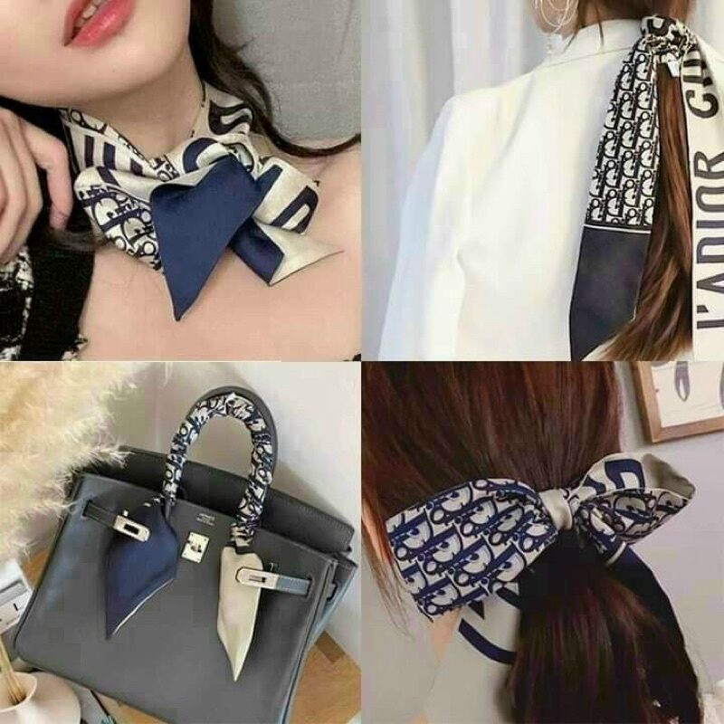 Khăn Lụa Buộc Túi, Cột Tóc Siêu Sang