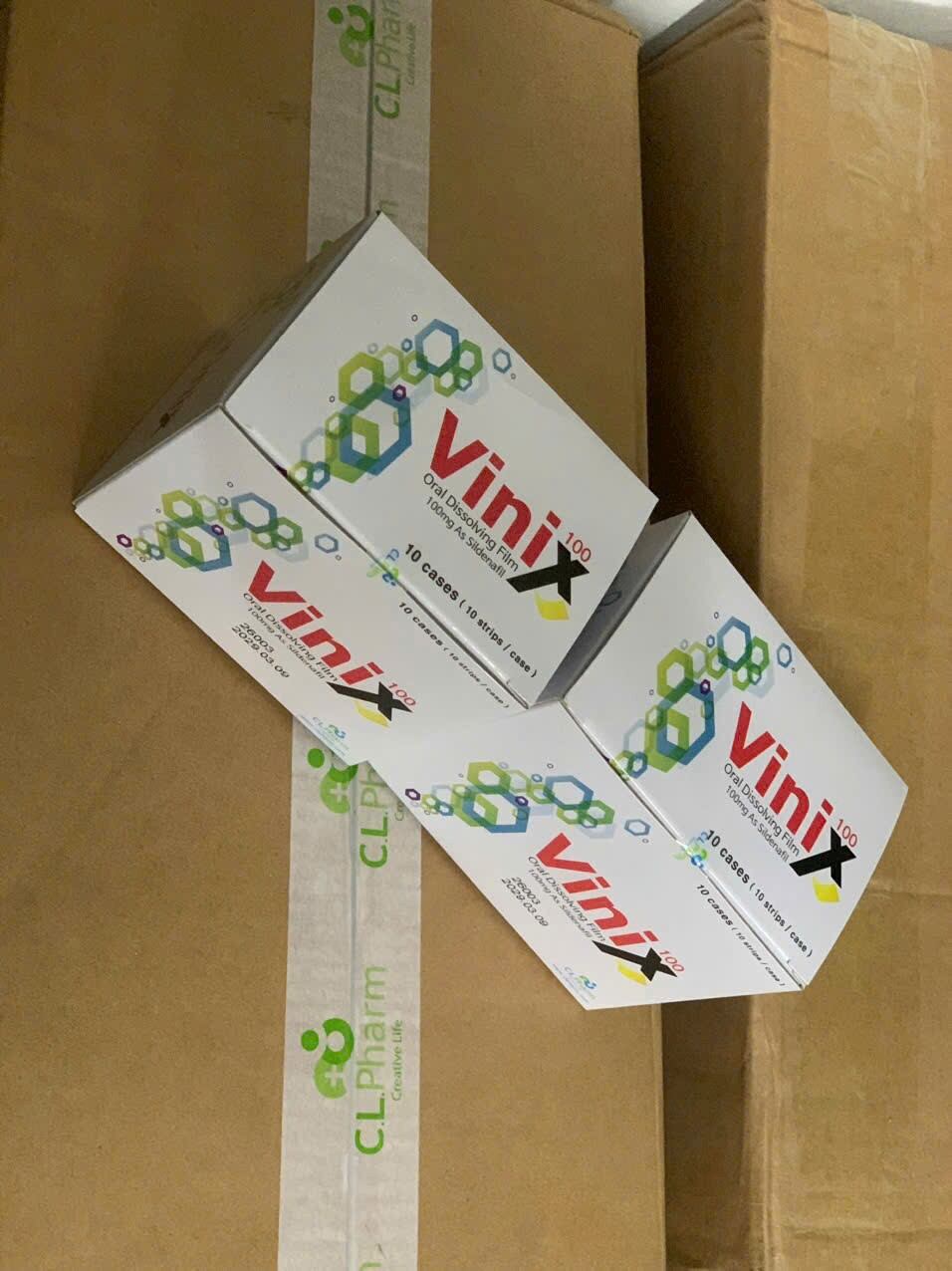 Genuine Korea Vinix 100 Mg Car Stickers Box of 10 Stickers
