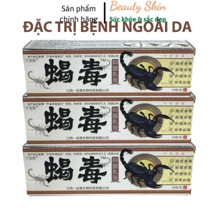 Kem bôi da bọ cạp viêm da, nấm ngứa, vảy nến, tổ đỉa