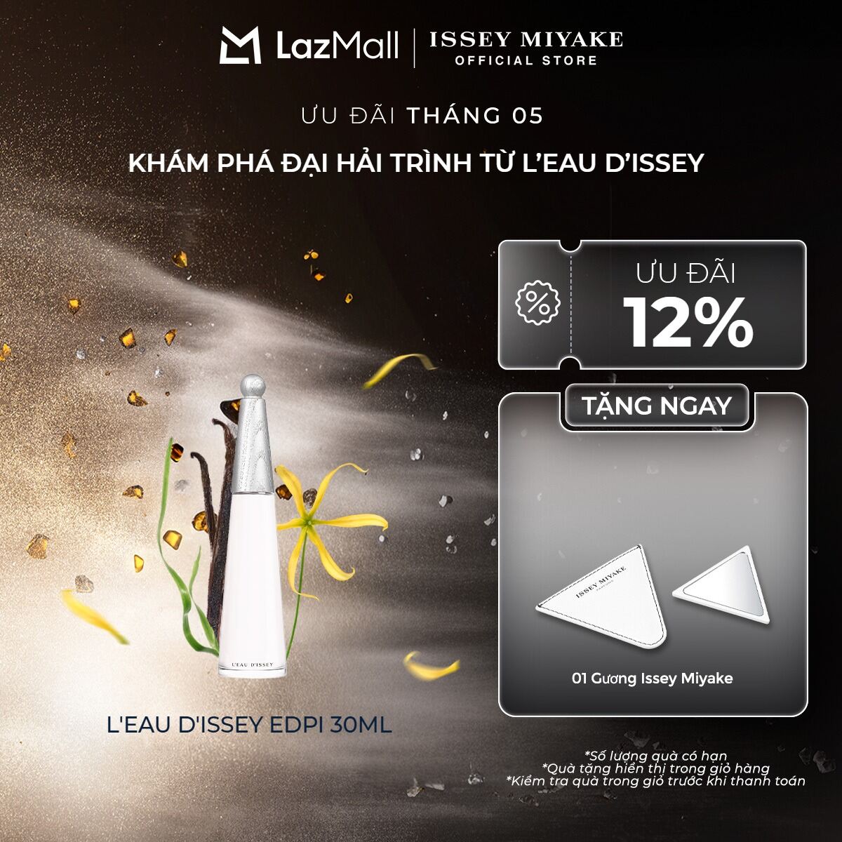 Nước hoa nữ Issey Miyake L'eau D'Issey Eau De Parfum Intense 30 ml