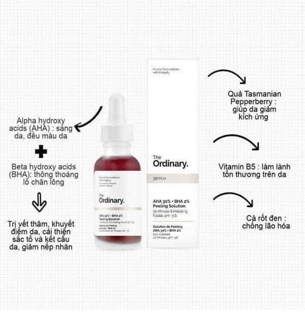 Serum The Ordinary - AHA 30% + BHA 2% Peeling Solution