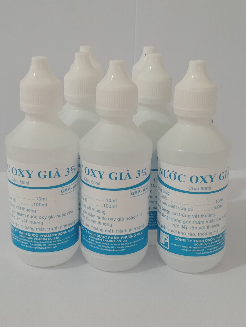 Nước oxy già 3% chai 60 ml