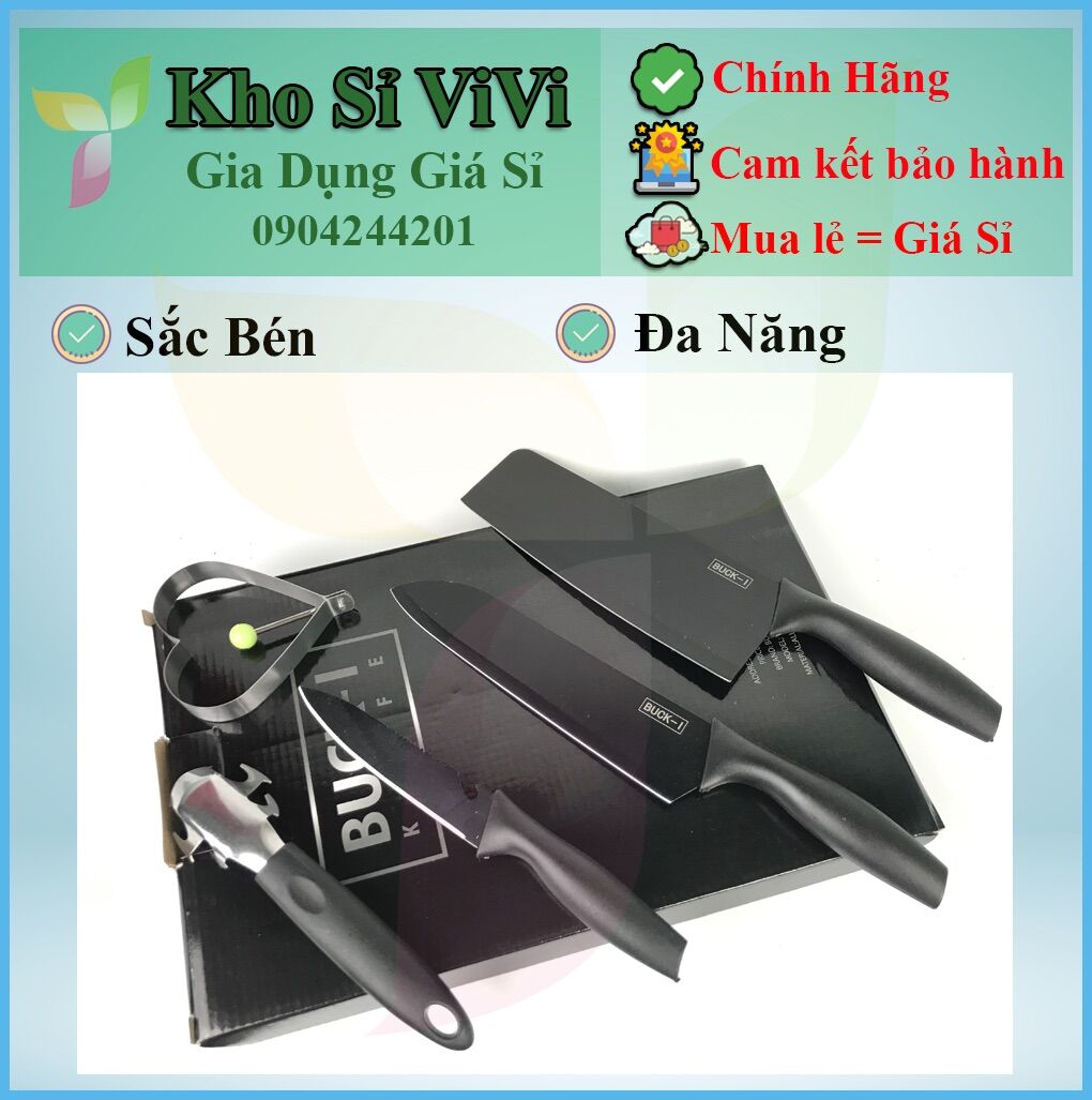 Bộ dao nhà bếp Nhật Buck 5 món