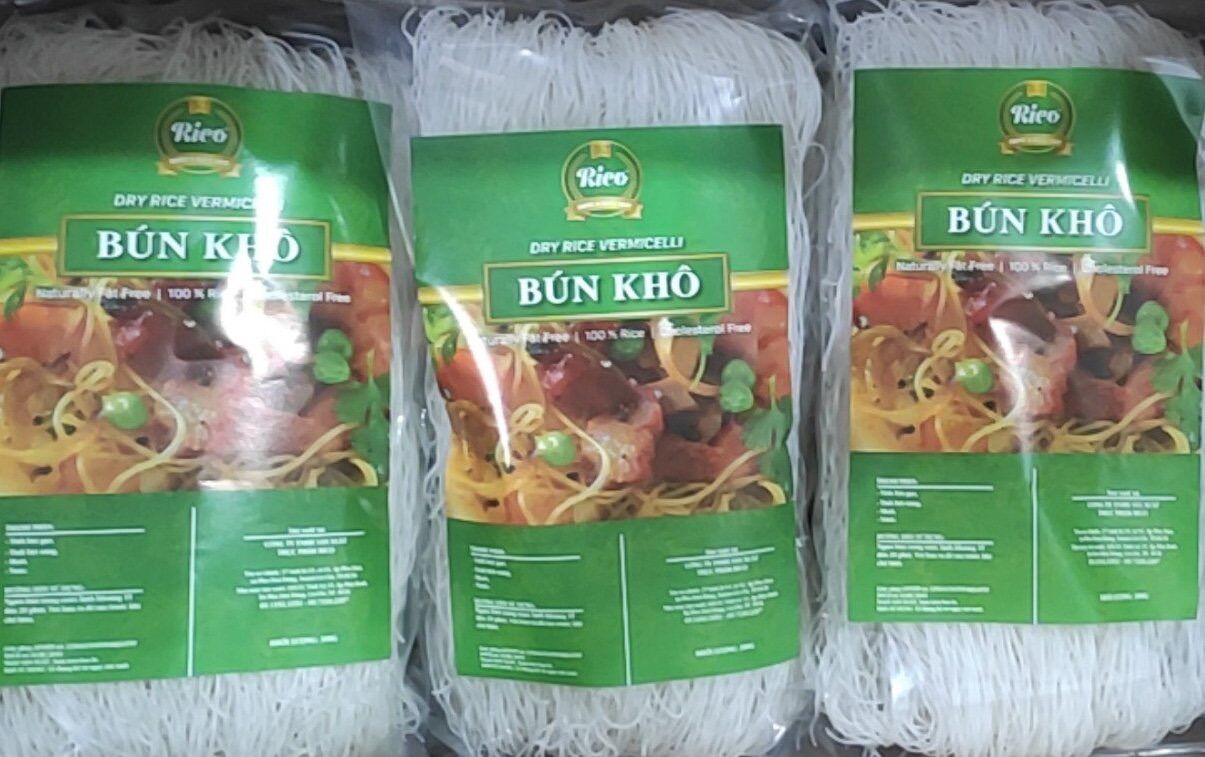 Combo 3 sản phẩm bún tươi khô, bún gạo khô, bánh phở