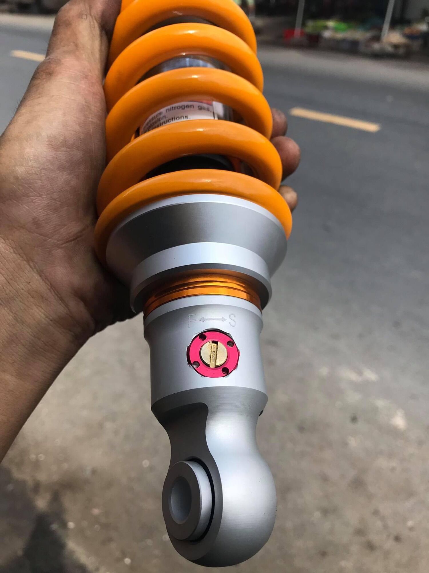 Phuộc kiểu OHLIN RAIDER, SATRIA 1:1