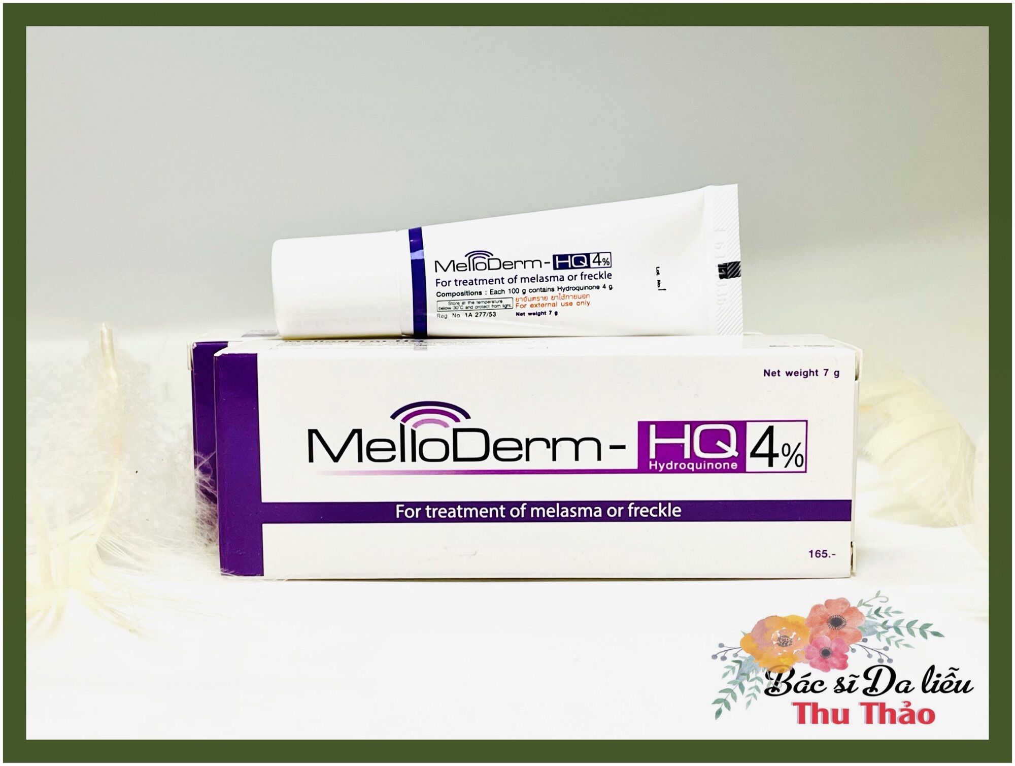 Kem hỗ trợ giảm thâm nám melloderm - hq