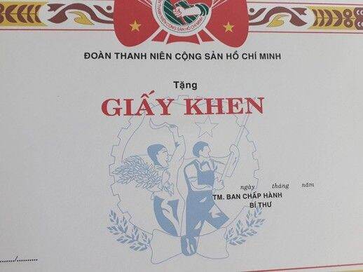 Giấy Khen Đoàn A4 - Set 20 Tờ