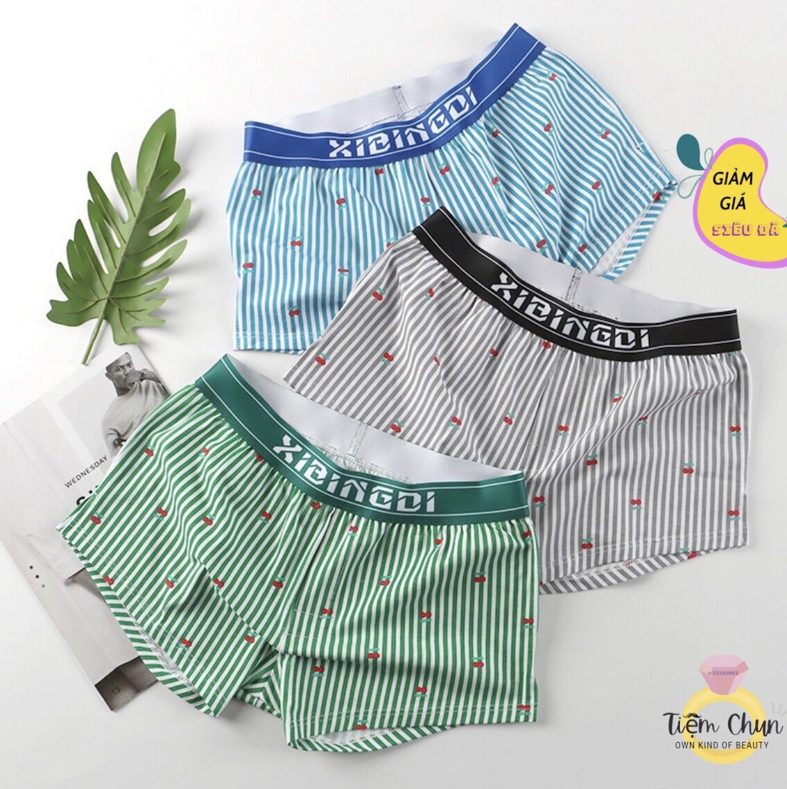 Quần đùi ngủ nam cao cấp 100% cotton sexy - Tiệm Chun