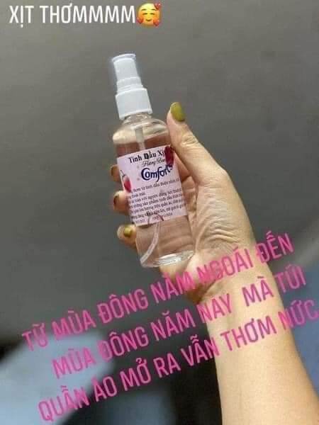 Xịt quần áo khô hương comfor