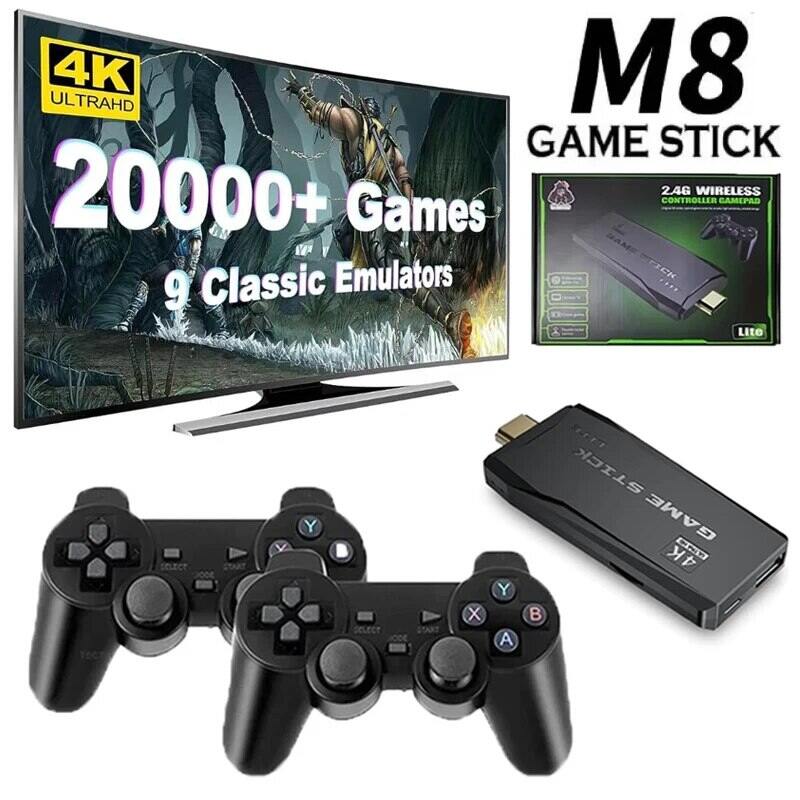 4K HD Retro Mini Máy Chơi Game Cầm Tay Tích Hợp 20000 Trò Chơi Bộ Điều Khiển Không Dây Trò Chơi Truyền Hình Dính